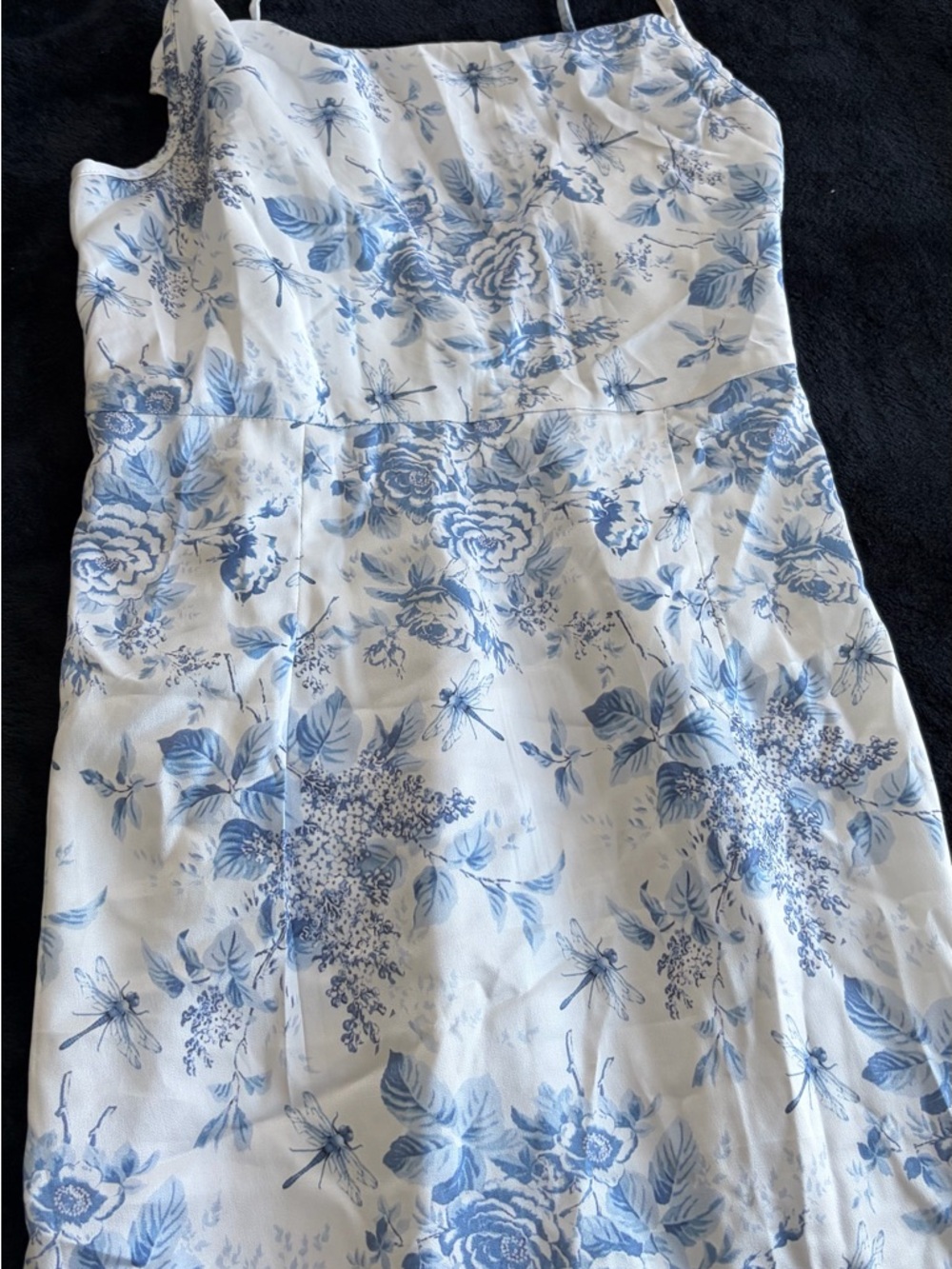 Cider Satin Floral Midi Dress - Picture 2 of 5
